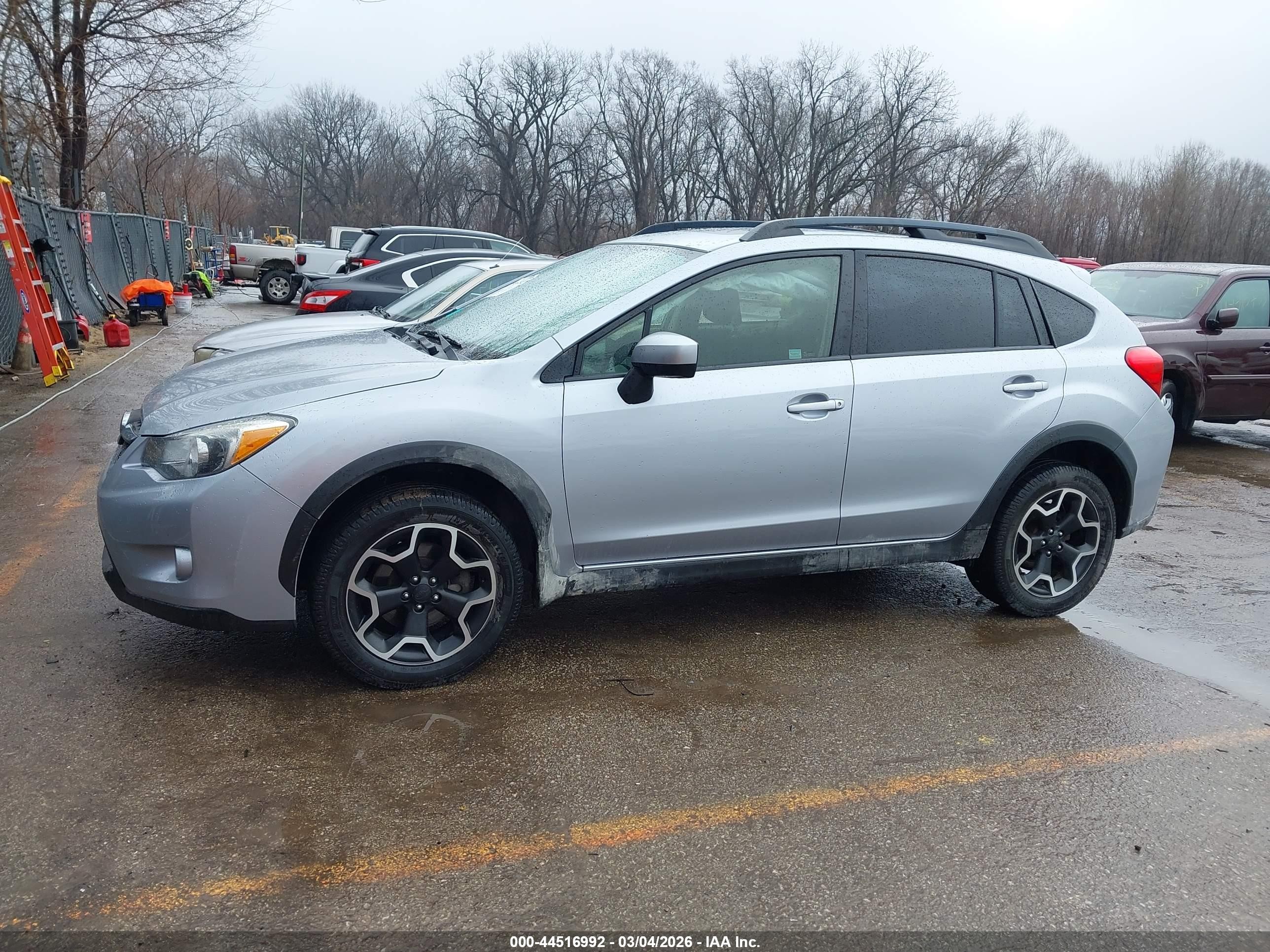 2015 Subaru Xv Crosstrek 2.0i Premium Gray vin: JF2GPADC0F8216964