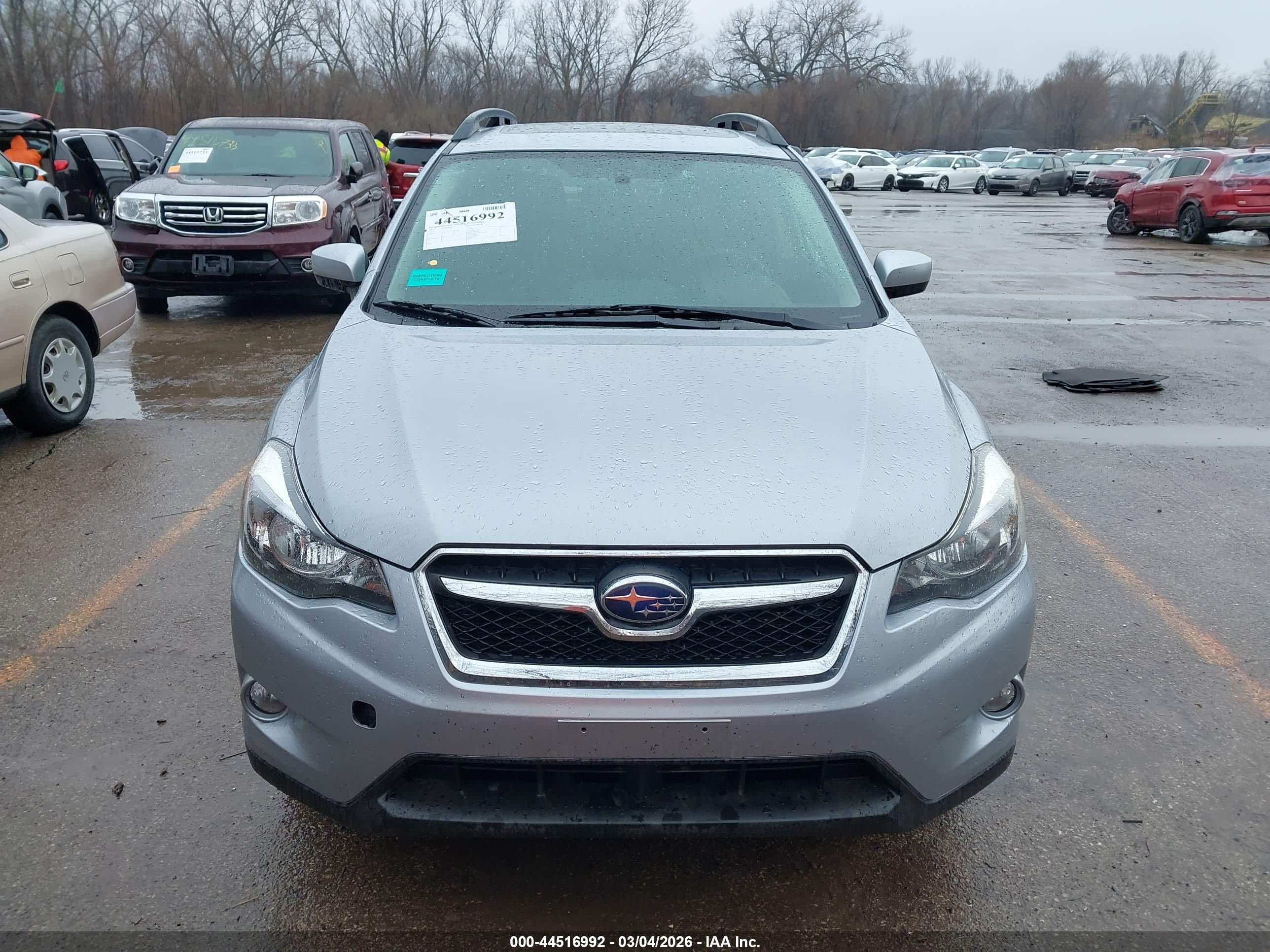 2015 Subaru Xv Crosstrek 2.0i Premium Gray vin: JF2GPADC0F8216964