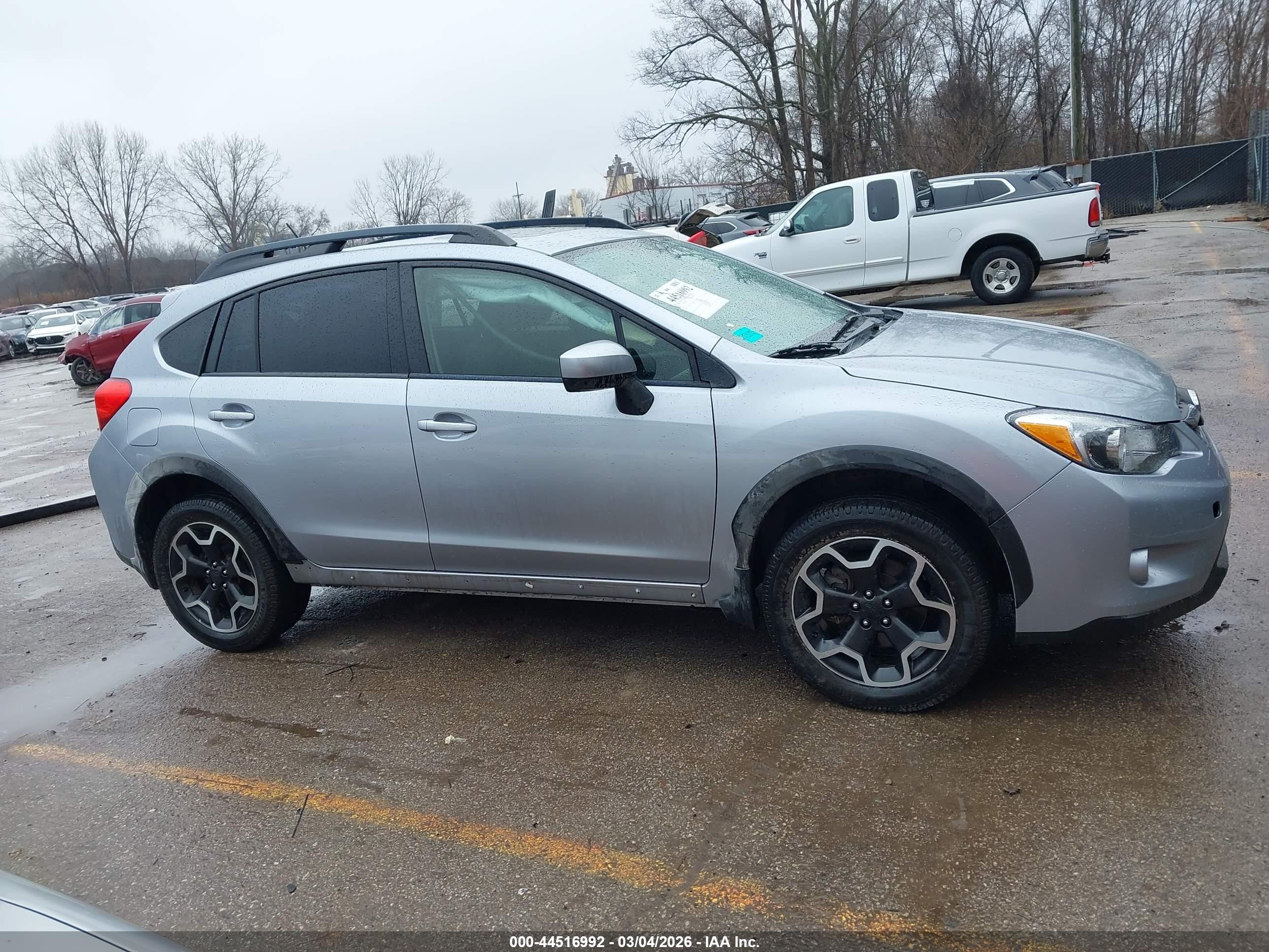 2015 Subaru Xv Crosstrek 2.0i Premium Gray vin: JF2GPADC0F8216964