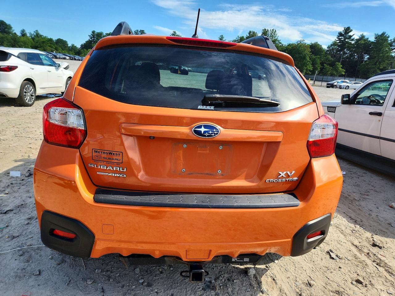 2015 Subaru Xv Crosstrek 2.0 Premium Orange vin: JF2GPADC0F8246157