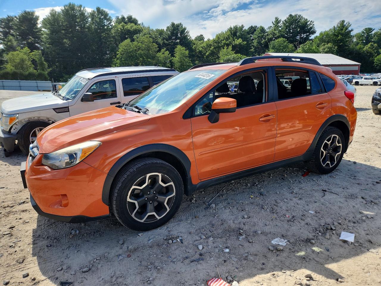 2015 Subaru Xv Crosstrek 2.0 Premium Orange vin: JF2GPADC0F8246157