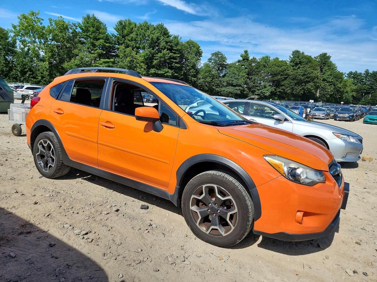 2015 Subaru Xv Crosstrek 2.0 Premium Orange vin: JF2GPADC0F8246157