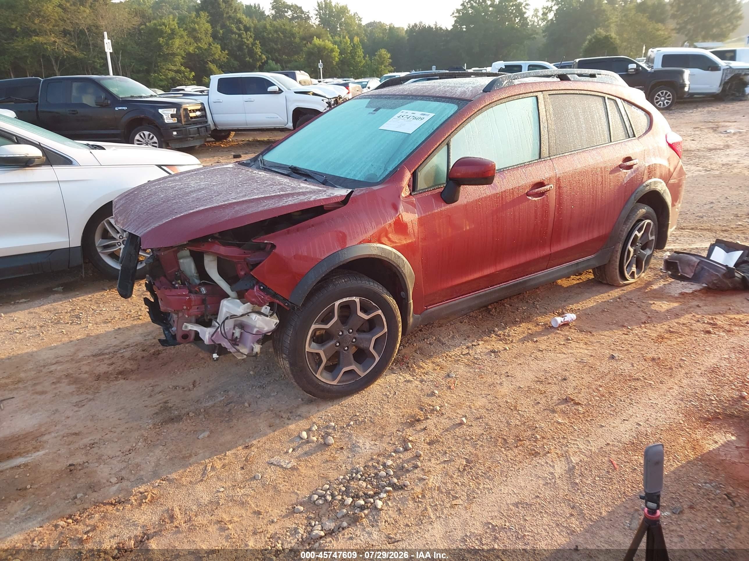 2015 Subaru Xv Crosstrek 2.0i Premium Бордовый vin: JF2GPADC0F8280311