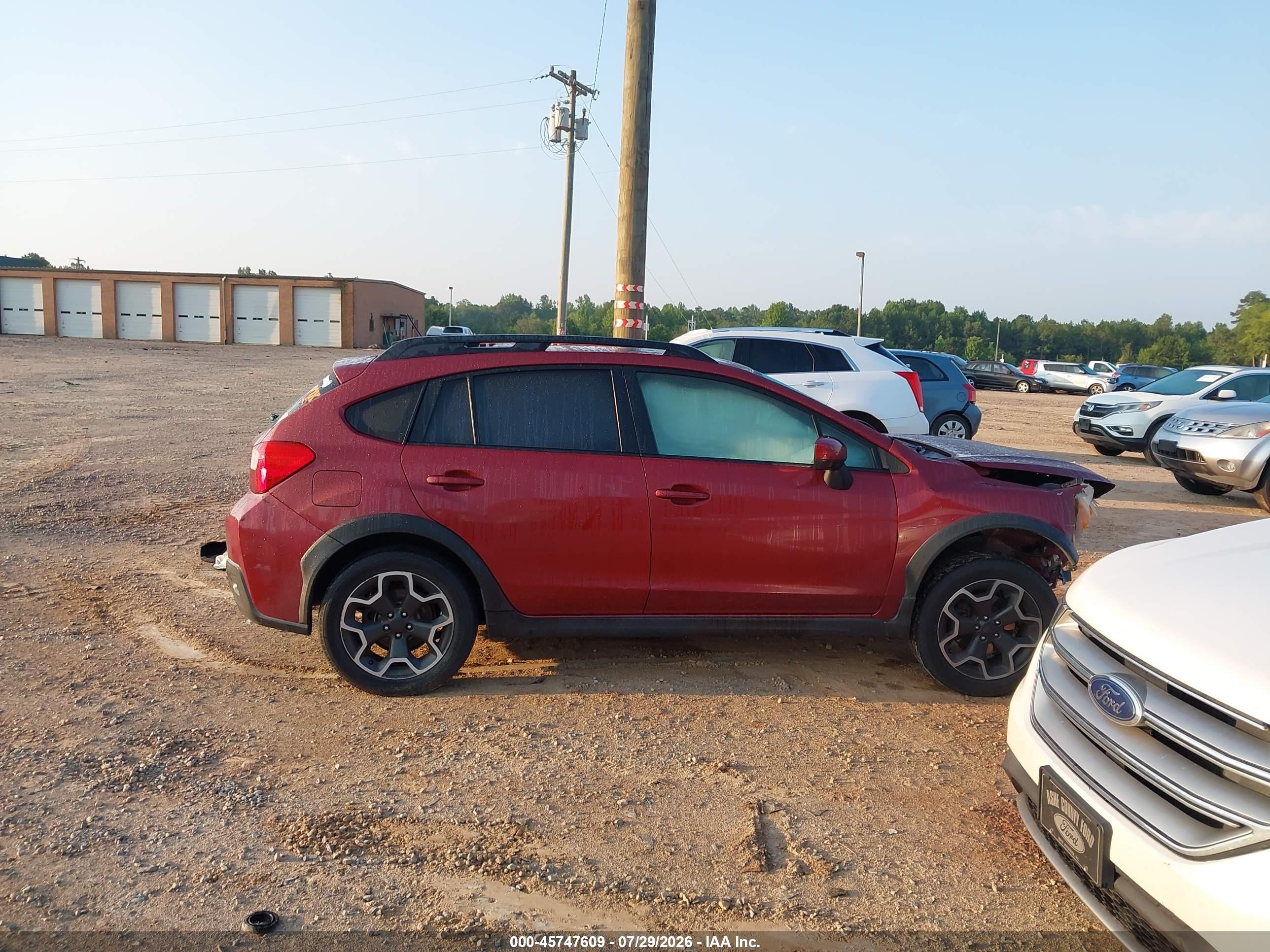 2015 Subaru Xv Crosstrek 2.0i Premium Бордовый vin: JF2GPADC0F8280311
