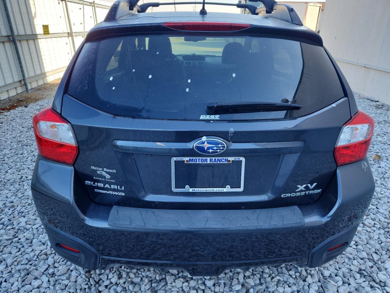 2015 Subaru Xv Crosstrek 2.0 Premium Gray vin: JF2GPADC1F8245843 Damage: Lift Gate, Rust, 1 To 2 Inches