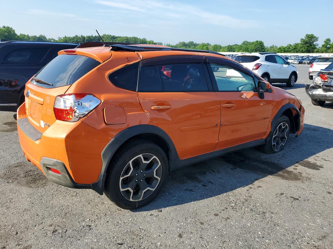 2015 Subaru Xv Crosstrek 2.0 Premium Orange vin: JF2GPADC1F8292029