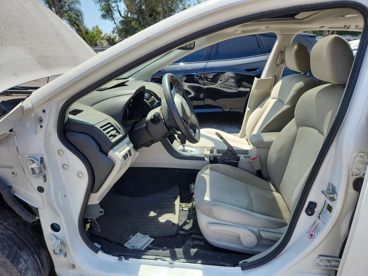 2015 Subaru Xv Crosstrek 2.0 Premium Белый vin: JF2GPADC1F8299305 Damage: Right Interior B Pillar Trim, Broken, Replacement Required
