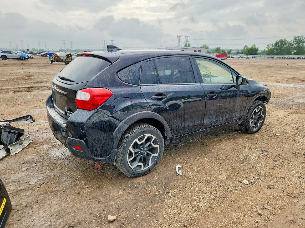 2017 Subaru Crosstrek Premium Черный vin: JF2GPADC1HH236966