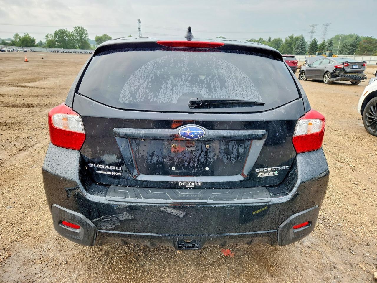 2017 Subaru Crosstrek Premium Черный vin: JF2GPADC1HH236966