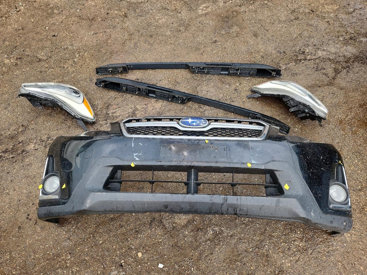2017 Subaru Crosstrek Premium Черный vin: JF2GPADC1HH236966