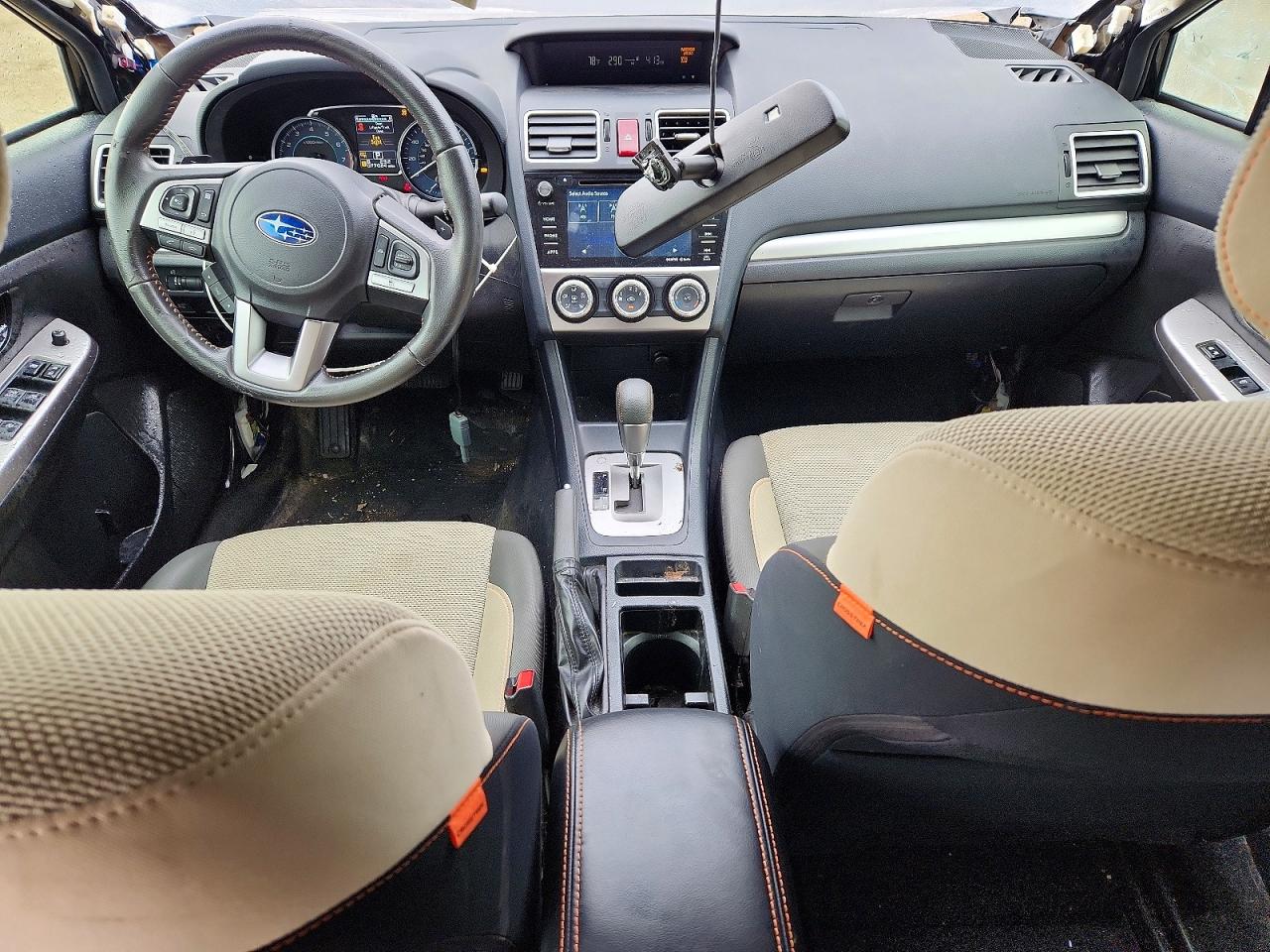 2017 Subaru Crosstrek Premium Черный vin: JF2GPADC1HH236966