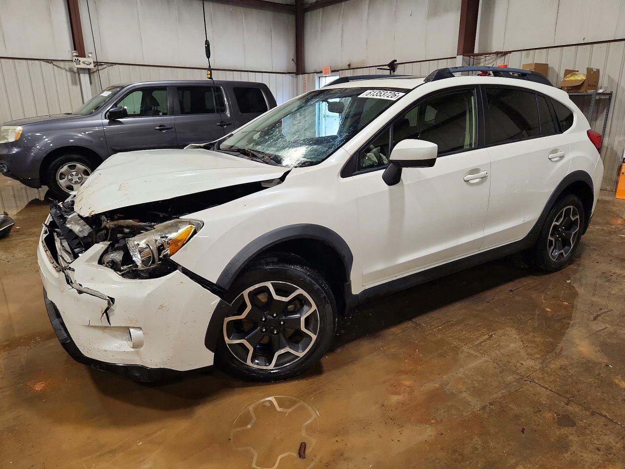 2015 Subaru Xv Crosstrek 2.0 Premium White vin: JF2GPADC2F8214648