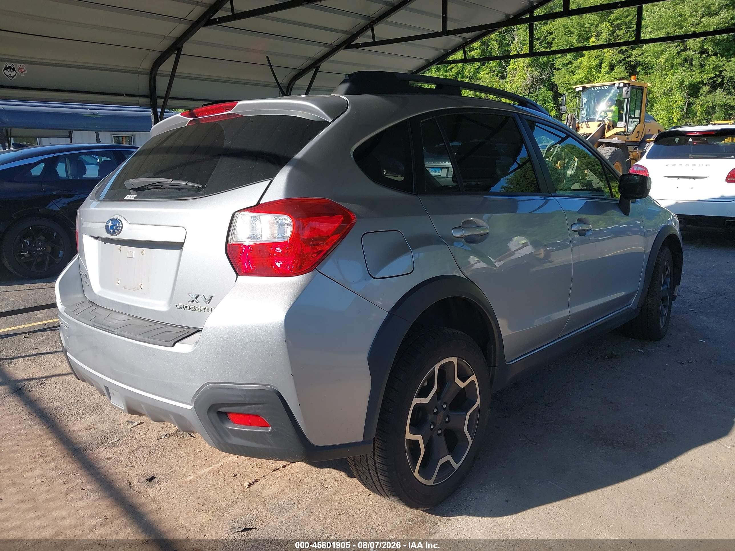 2015 Subaru Xv Crosstrek 2.0i Premium Silver vin: JF2GPADC2F8218098