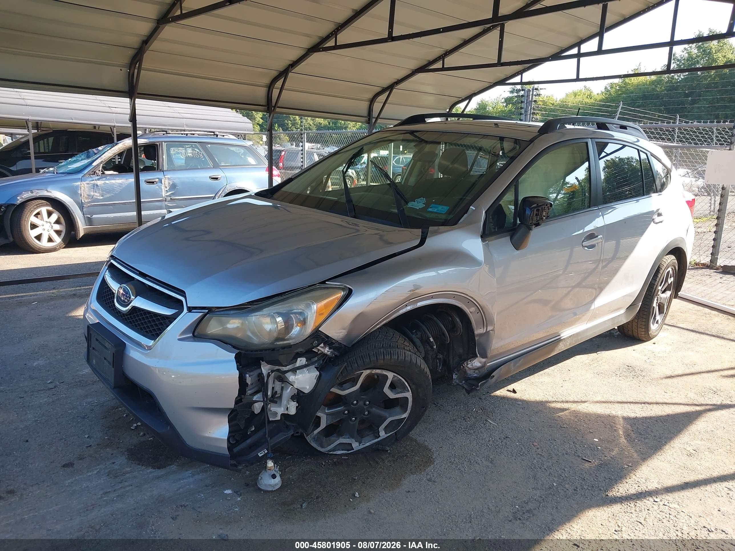 2015 Subaru Xv Crosstrek 2.0i Premium Silver vin: JF2GPADC2F8218098