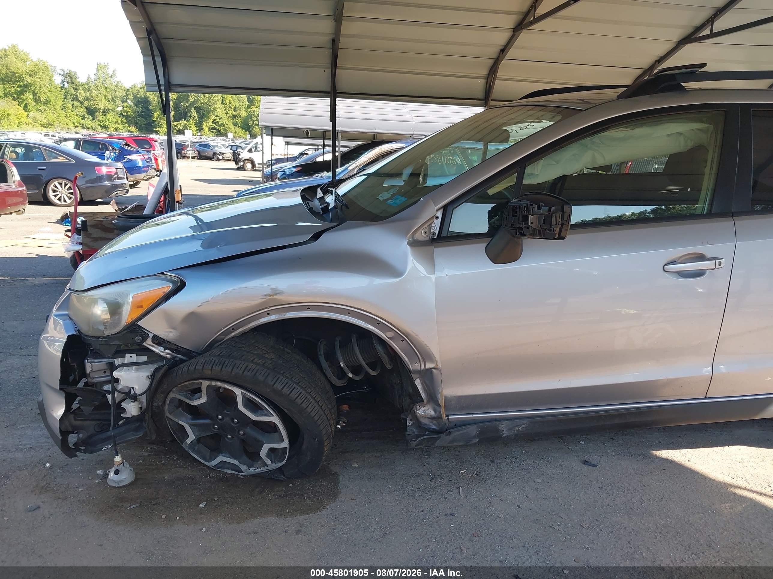 2015 Subaru Xv Crosstrek 2.0i Premium Silver vin: JF2GPADC2F8218098