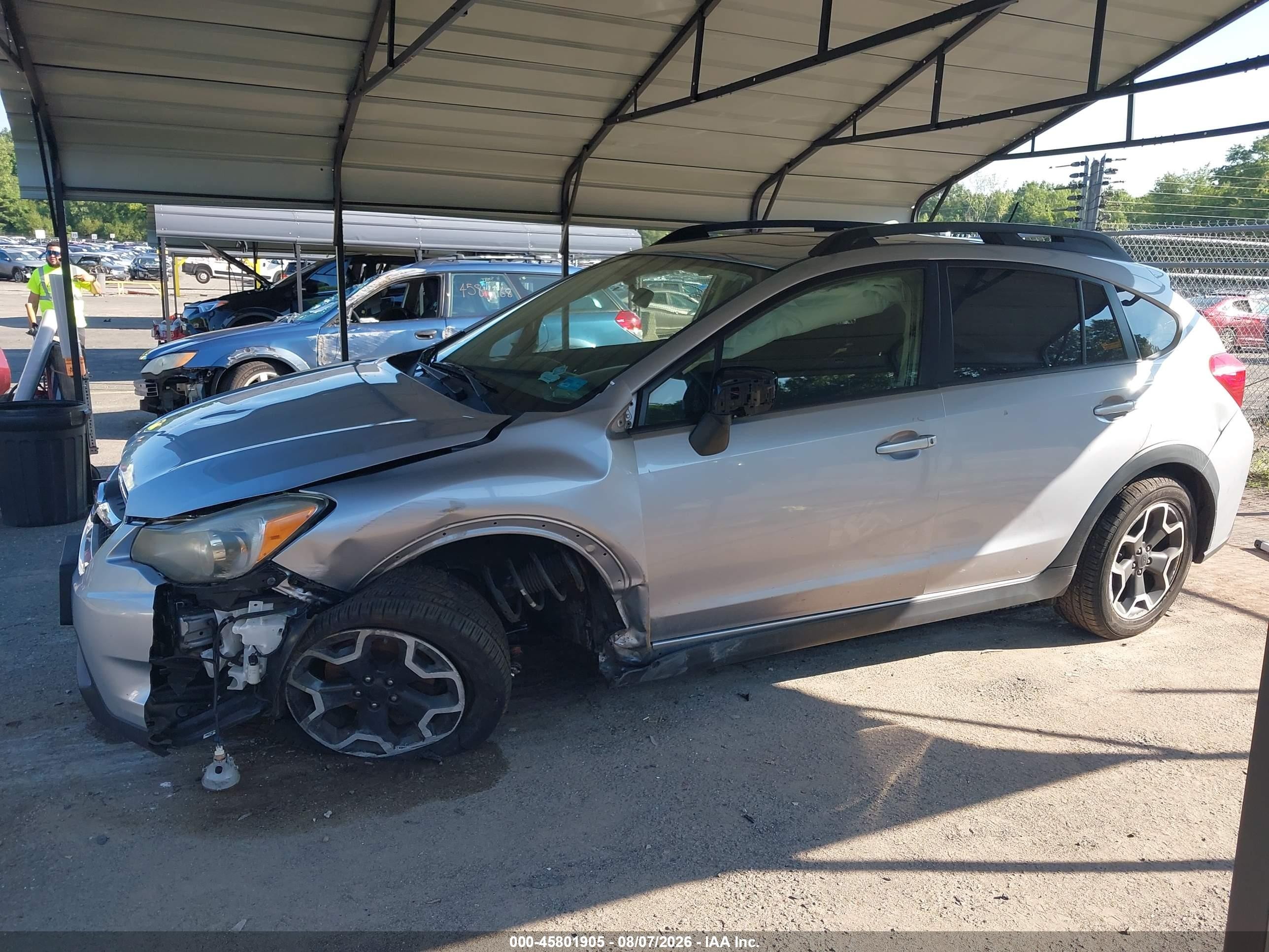 2015 Subaru Xv Crosstrek 2.0i Premium Silver vin: JF2GPADC2F8218098