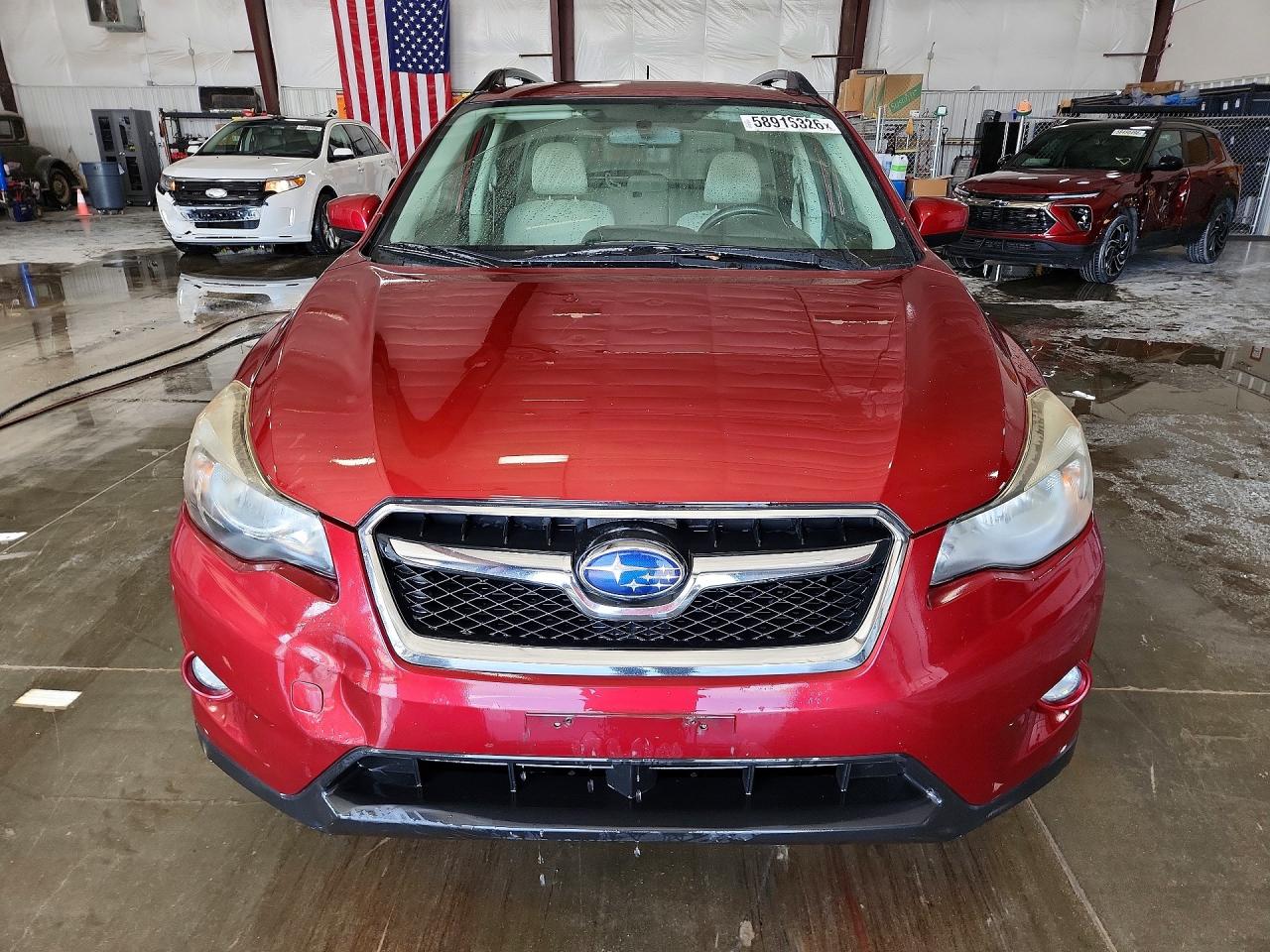 2015 Subaru Xv Crosstrek 2.0 Premium Maroon vin: JF2GPADC2F8227108