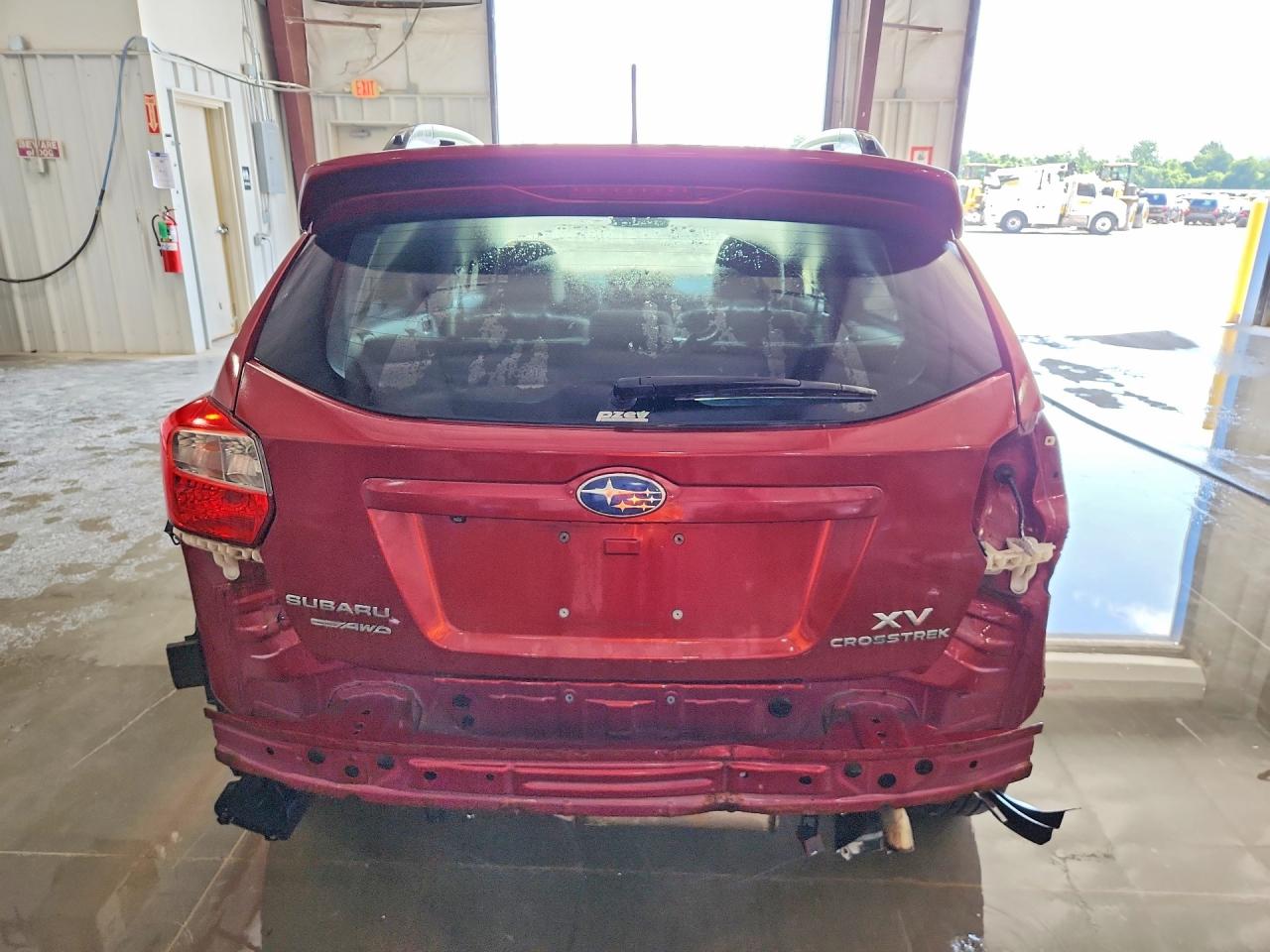 2015 Subaru Xv Crosstrek 2.0 Premium Maroon vin: JF2GPADC2F8227108