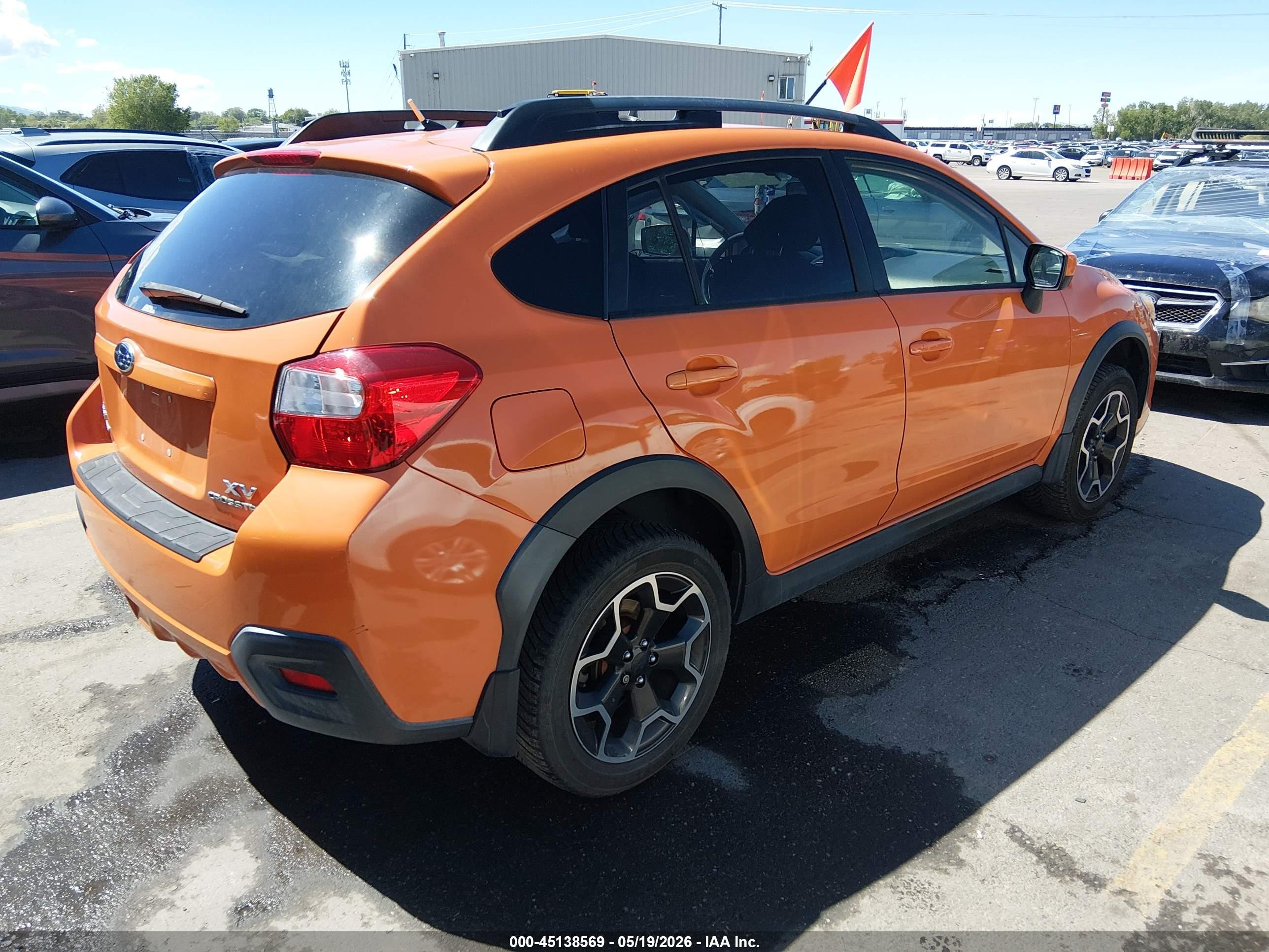 2015 Subaru Xv Crosstrek 2.0i Premium Orange vin: JF2GPADC2F8232499