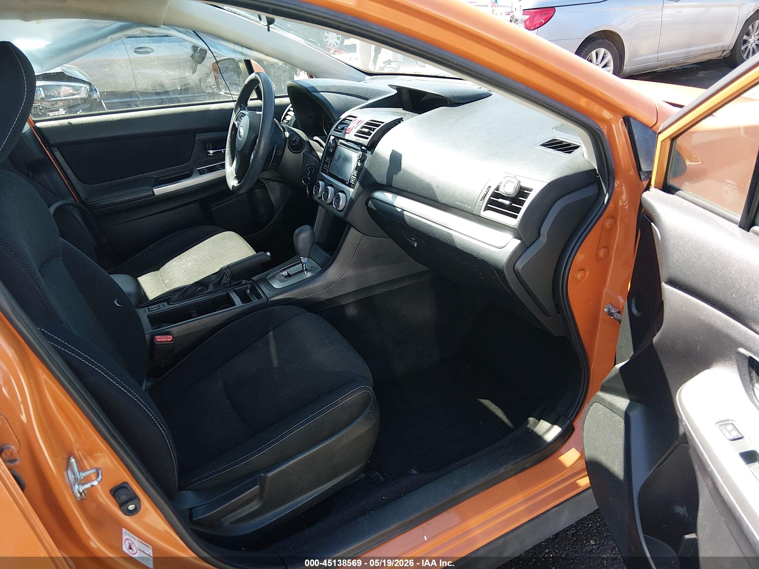 2015 Subaru Xv Crosstrek 2.0i Premium Orange vin: JF2GPADC2F8232499