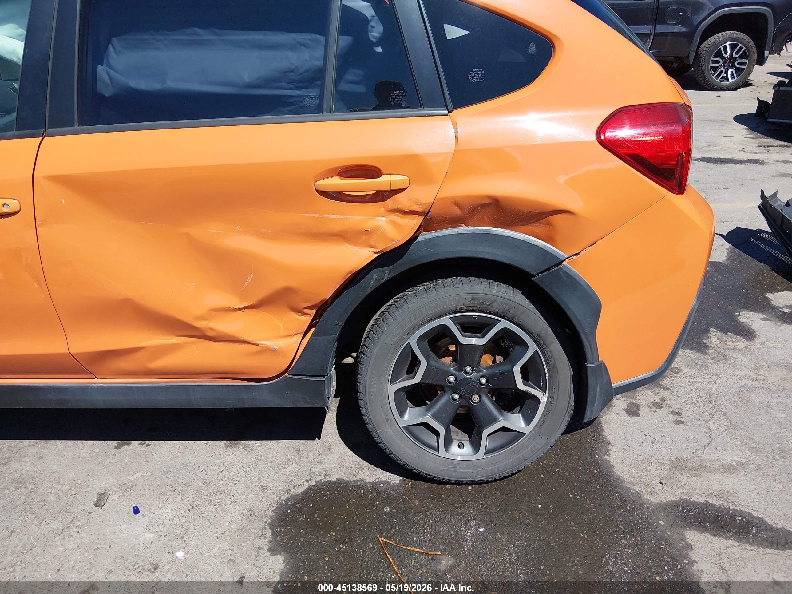 2015 Subaru Xv Crosstrek 2.0i Premium Orange vin: JF2GPADC2F8232499