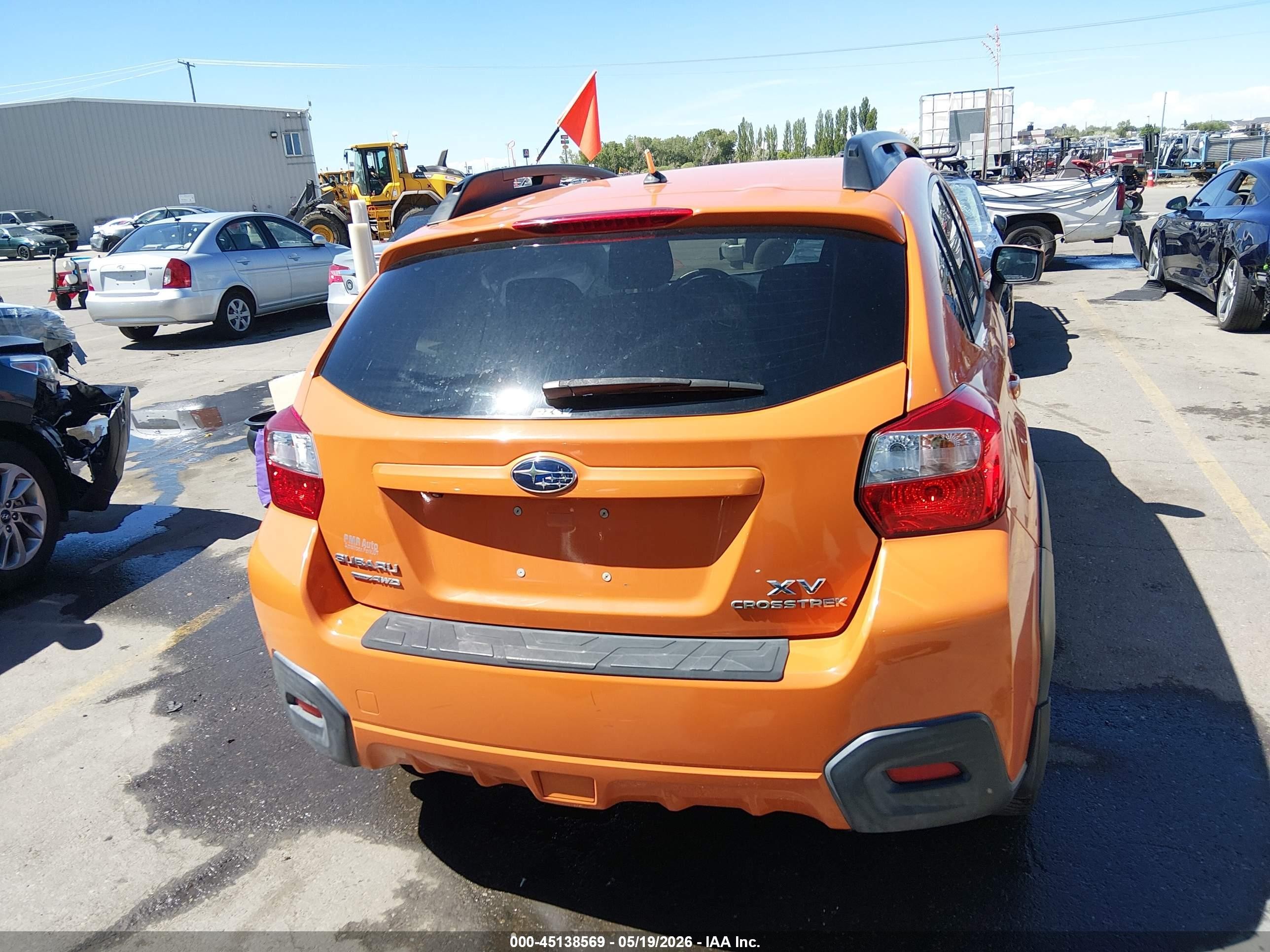 2015 Subaru Xv Crosstrek 2.0i Premium Orange vin: JF2GPADC2F8232499