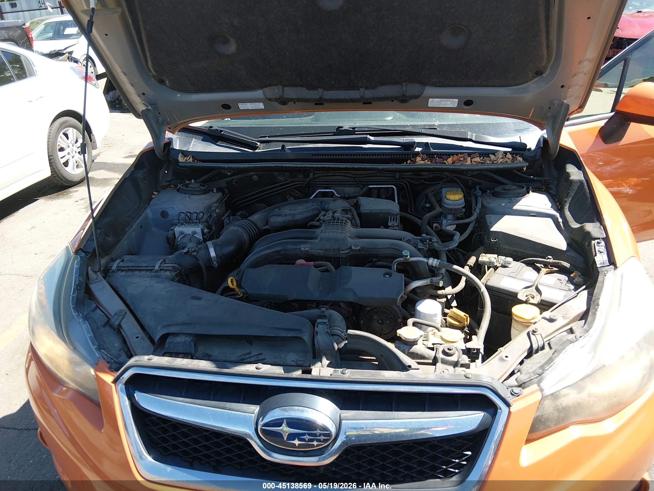2015 Subaru Xv Crosstrek 2.0i Premium Orange vin: JF2GPADC2F8232499