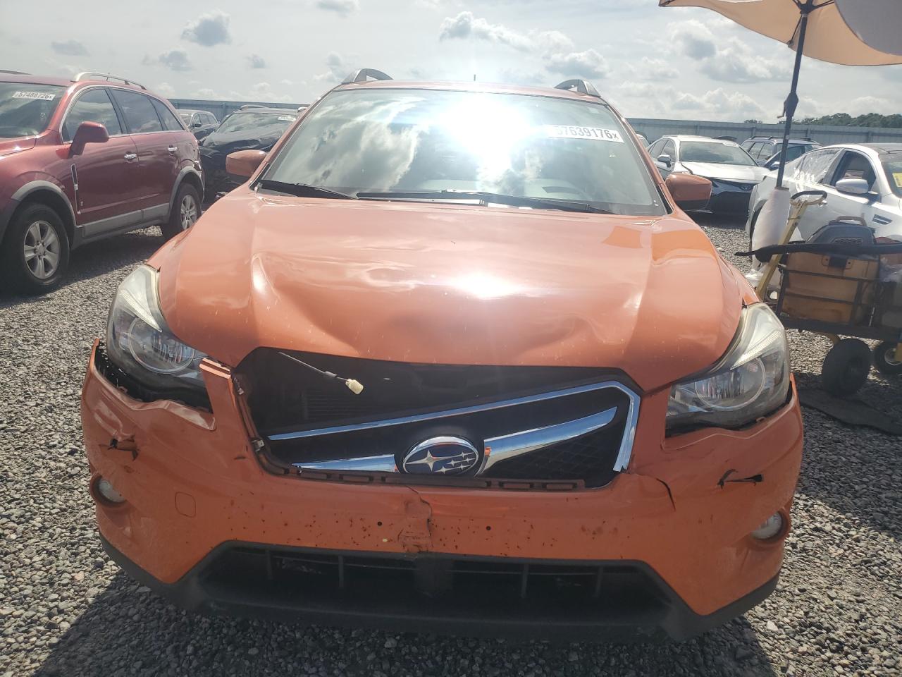 2015 Subaru Xv Crosstrek 2.0 Premium Orange vin: JF2GPADC2FH278253