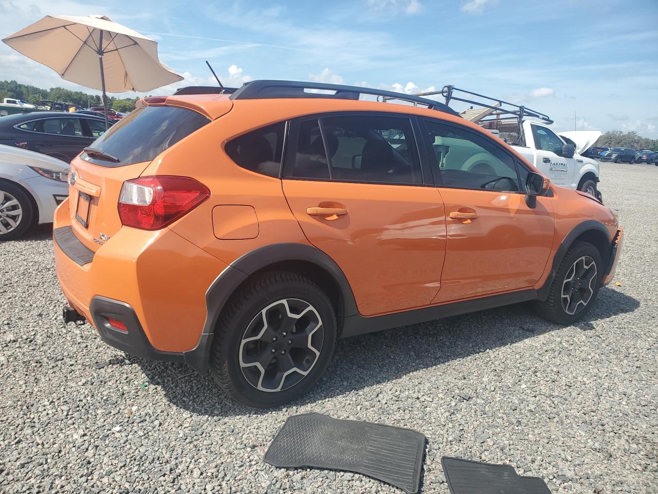 2015 Subaru Xv Crosstrek 2.0 Premium Orange vin: JF2GPADC2FH278253