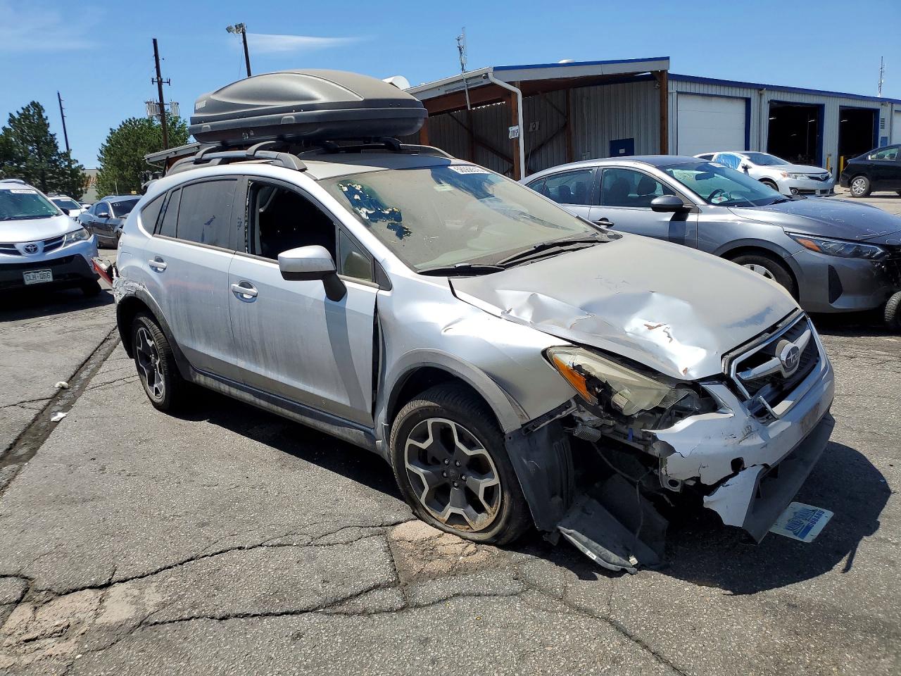 2015 Subaru Xv Crosstrek 2.0 Premium Silver vin: JF2GPADC4FH263690