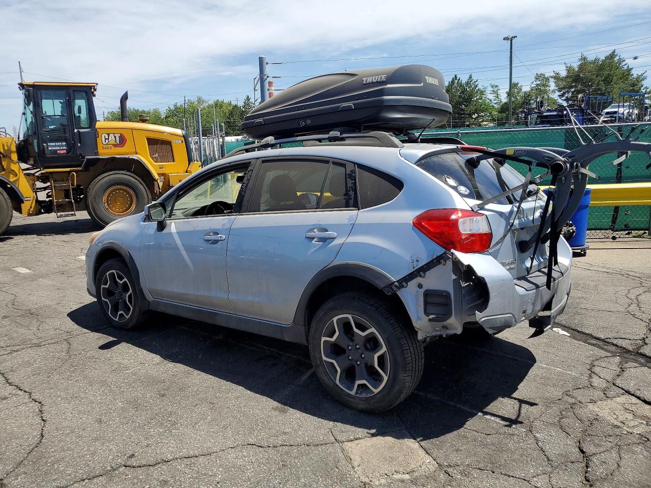 2015 Subaru Xv Crosstrek 2.0 Premium Silver vin: JF2GPADC4FH263690