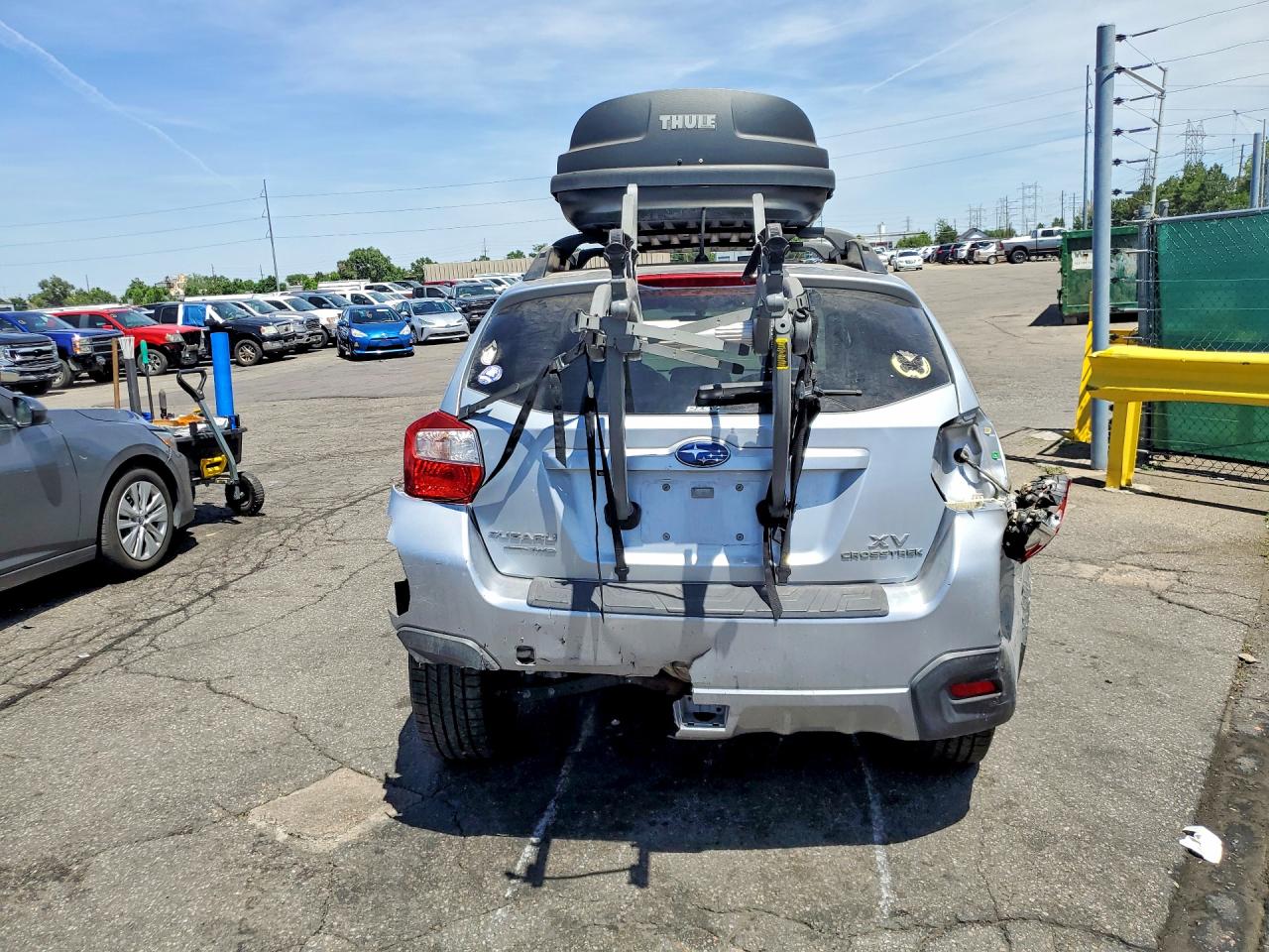 2015 Subaru Xv Crosstrek 2.0 Premium Silver vin: JF2GPADC4FH263690