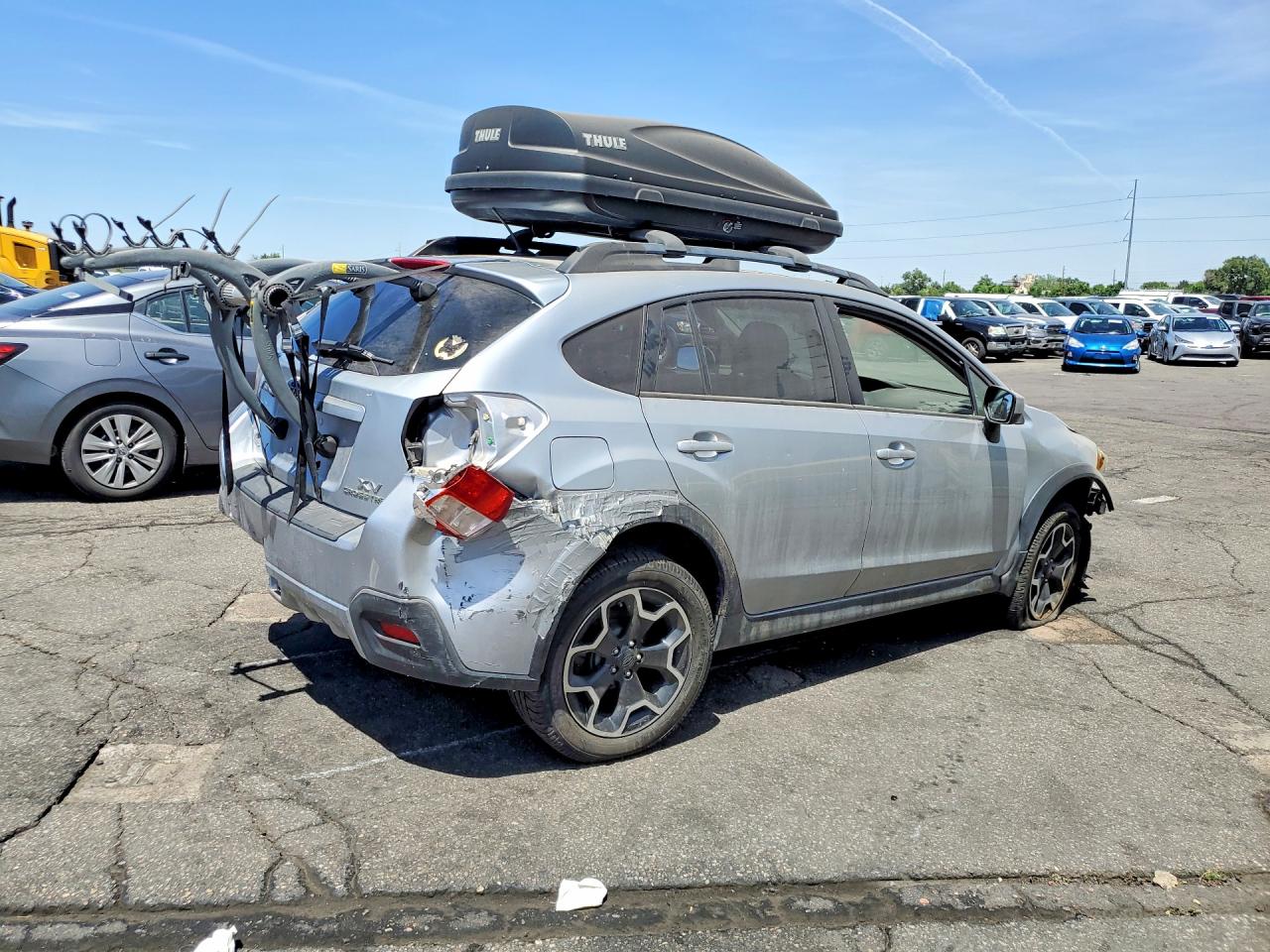 2015 Subaru Xv Crosstrek 2.0 Premium Silver vin: JF2GPADC4FH263690