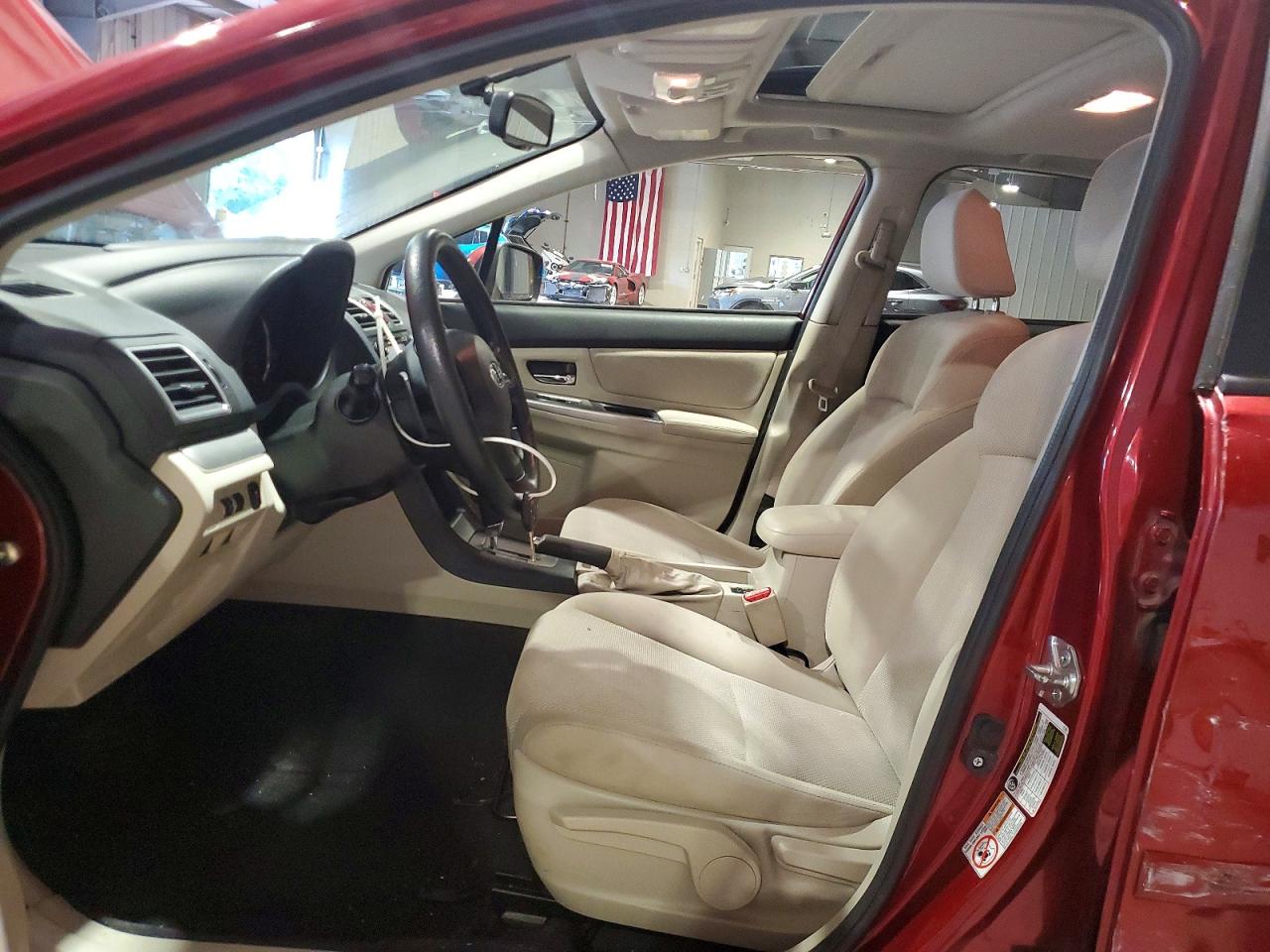 2015 Subaru Xv Crosstrek 2.0 Premium Burgundy vin: JF2GPADC4FH264712