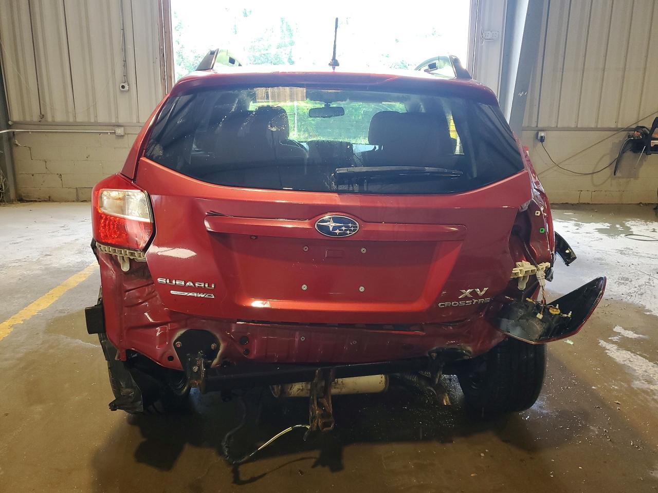2015 Subaru Xv Crosstrek 2.0 Premium Burgundy vin: JF2GPADC4FH264712