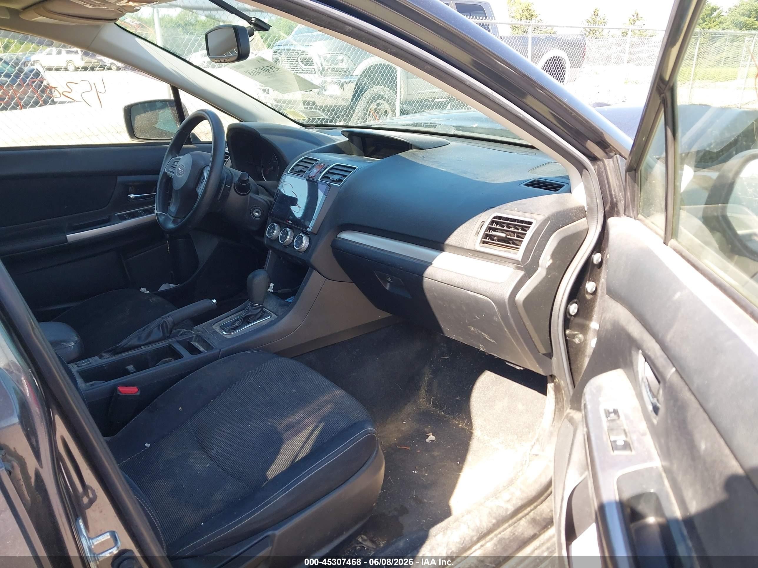 2015 Subaru Xv Crosstrek 2.0i Premium Gray vin: JF2GPADC5F8247000