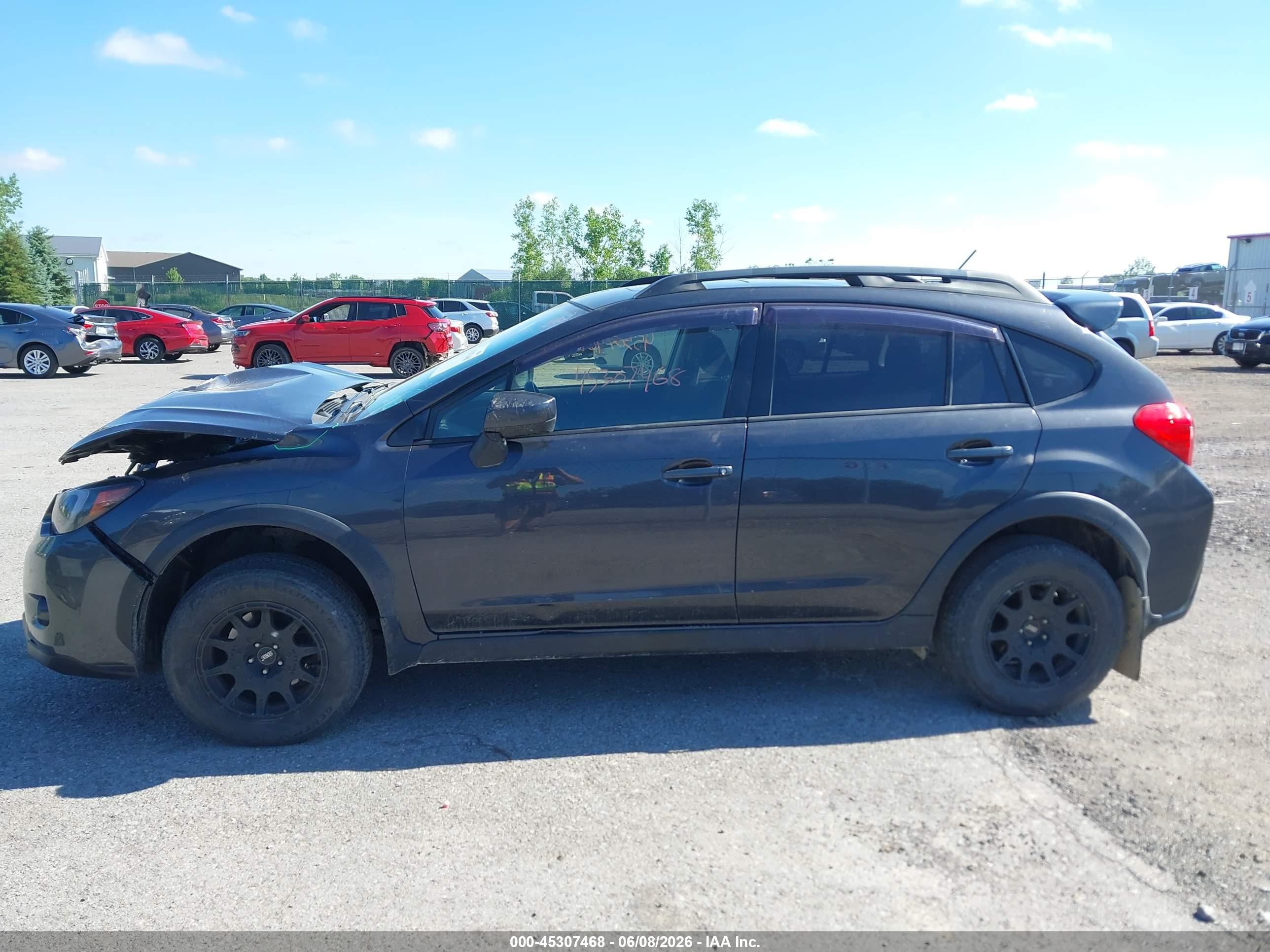 2015 Subaru Xv Crosstrek 2.0i Premium Gray vin: JF2GPADC5F8247000