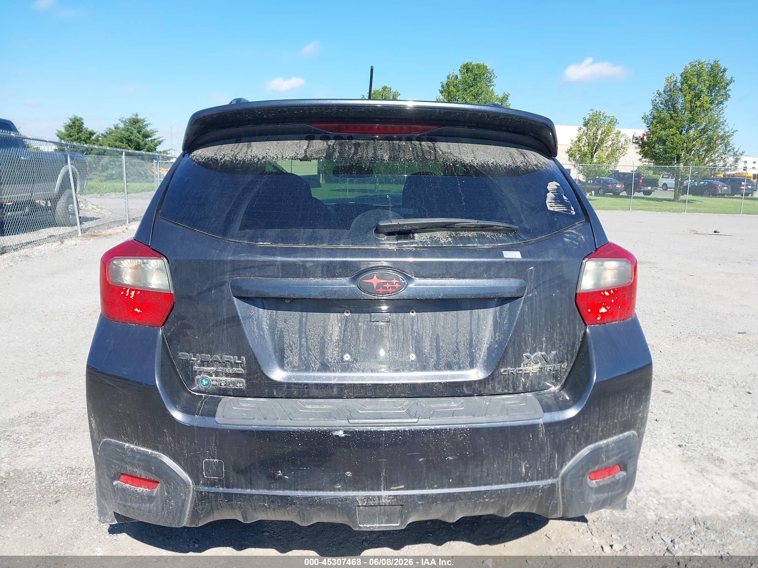 2015 Subaru Xv Crosstrek 2.0i Premium Gray vin: JF2GPADC5F8247000