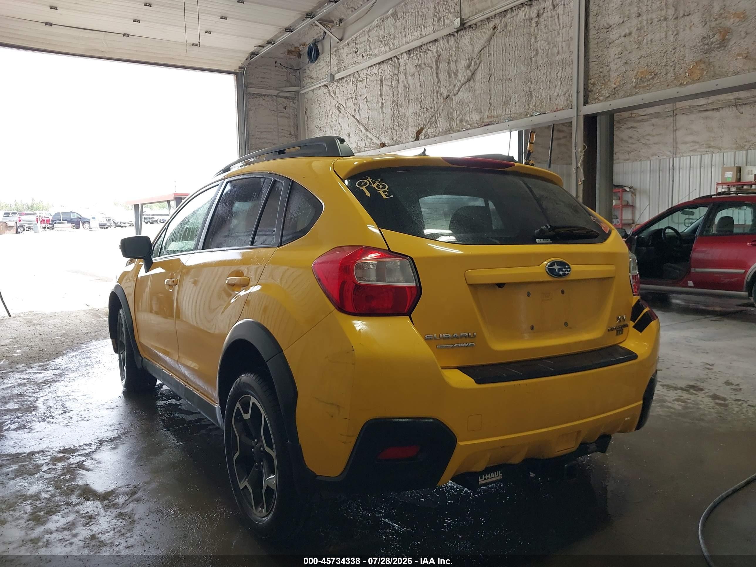 2015 Subaru Xv Crosstrek 2.0i Premium Yellow vin: JF2GPADC5F8254609