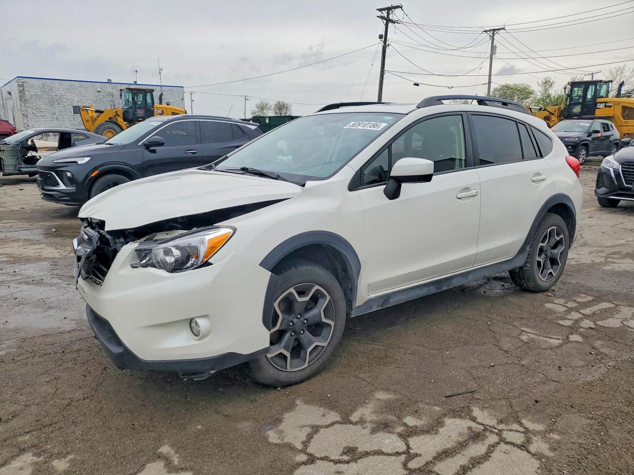 2015 Subaru Xv Crosstrek 2.0 Premium White vin: JF2GPADC5F8272107