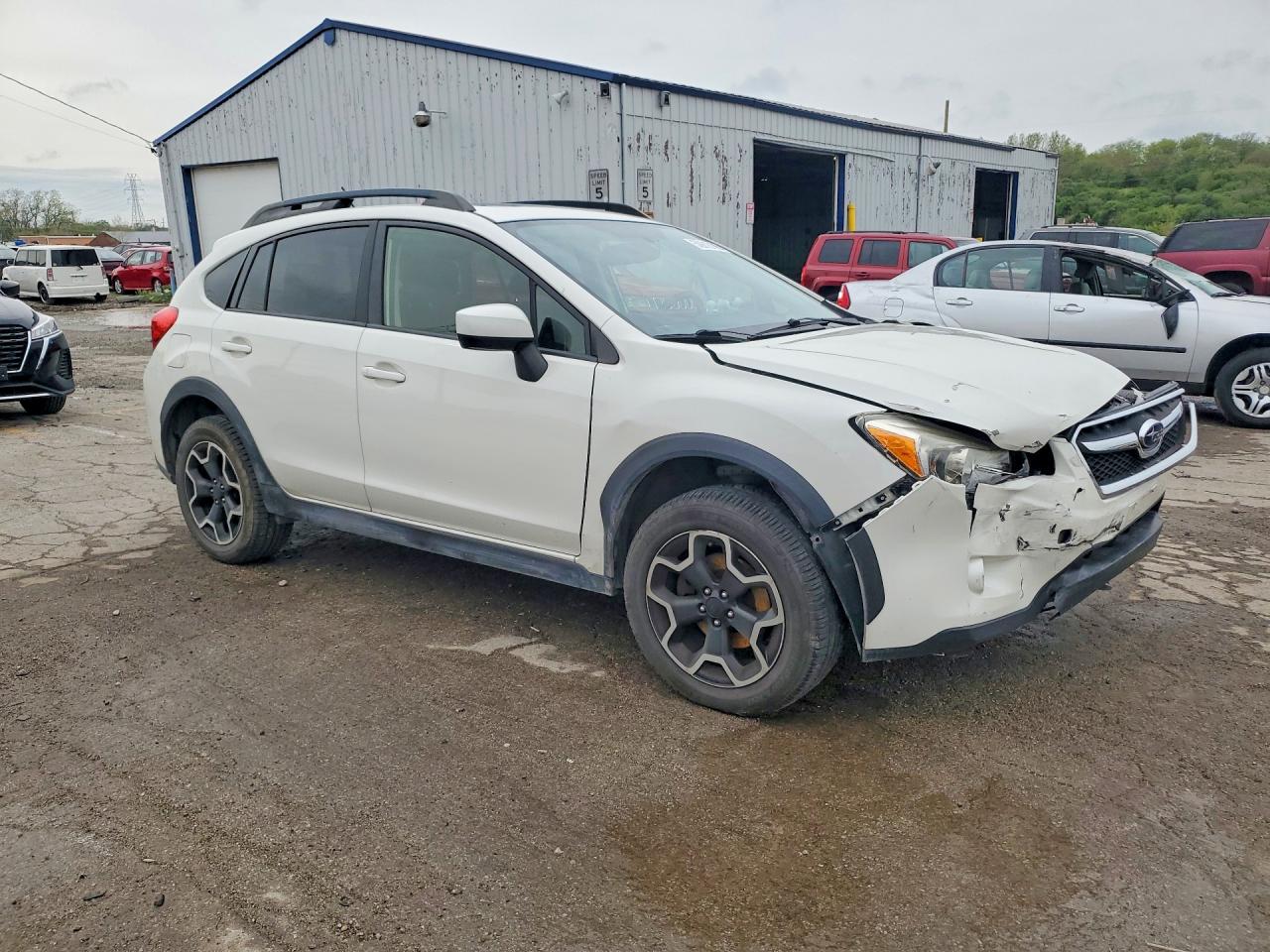 2015 Subaru Xv Crosstrek 2.0 Premium White vin: JF2GPADC5F8272107