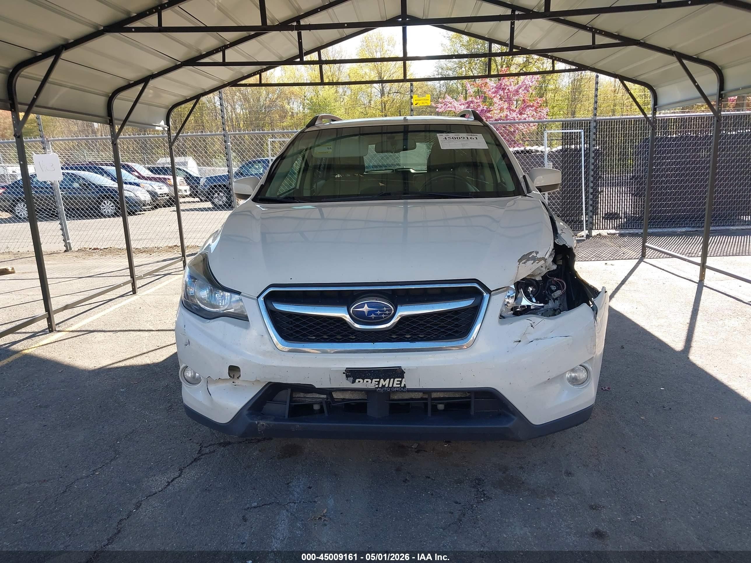 2015 Subaru Xv Crosstrek 2.0i Premium White vin: JF2GPADC6F8247510