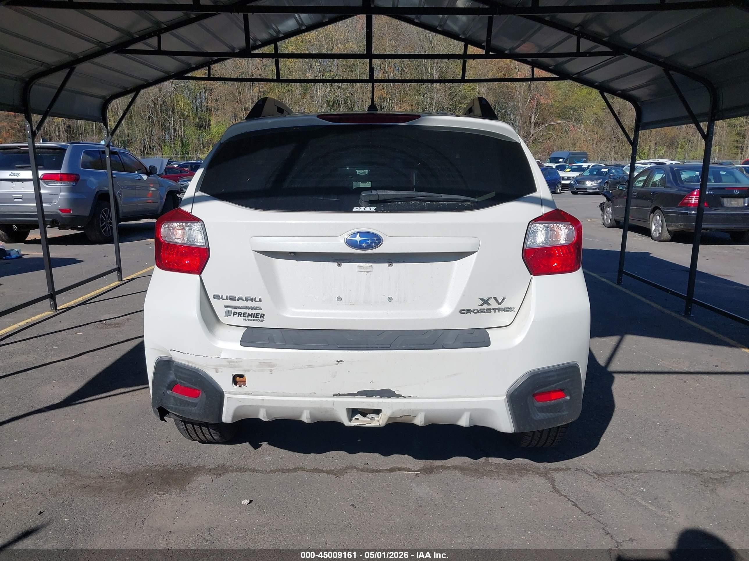 2015 Subaru Xv Crosstrek 2.0i Premium White vin: JF2GPADC6F8247510