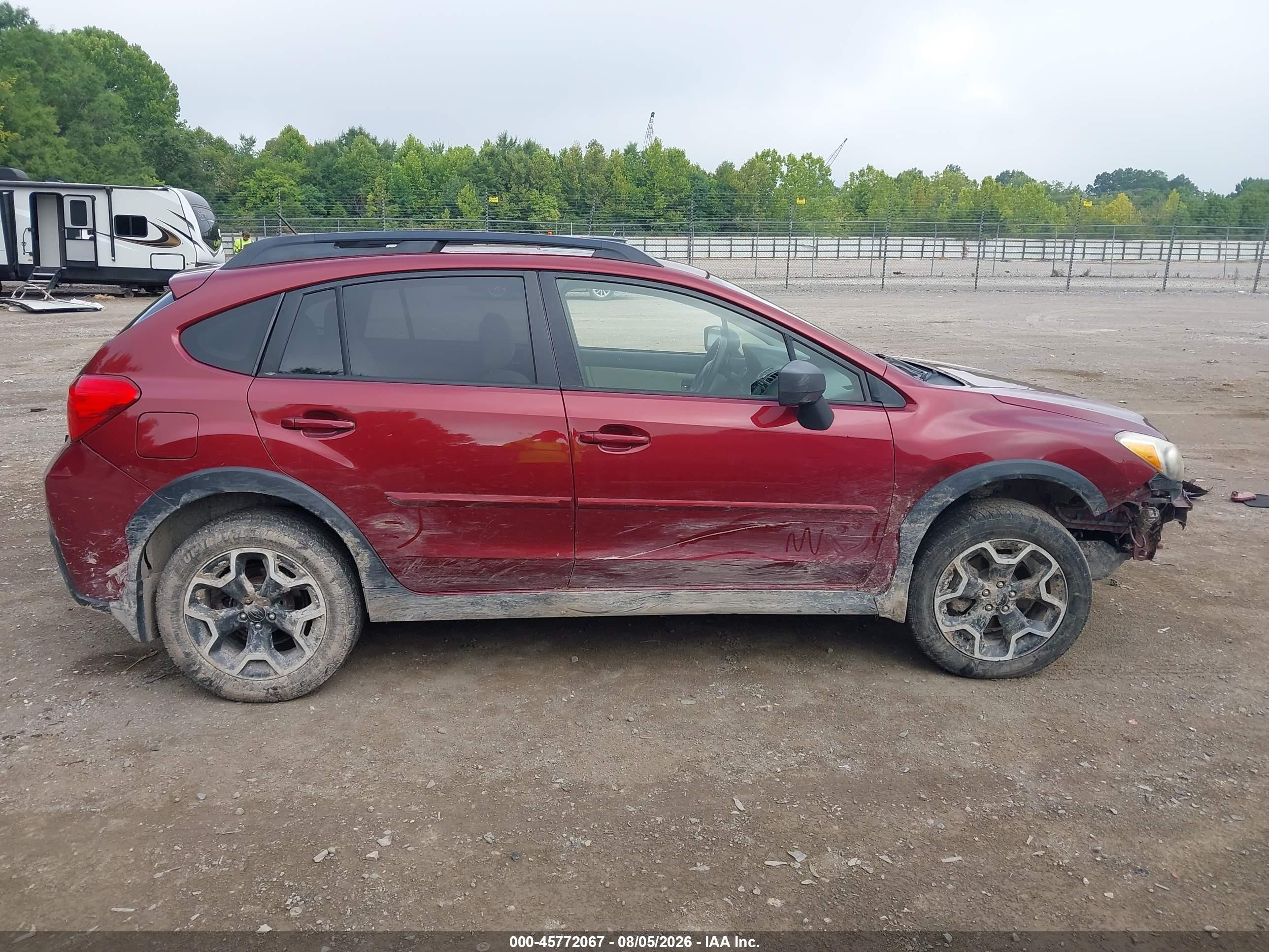 2015 Subaru Xv Crosstrek 2.0i Premium Red vin: JF2GPADC6F8279454