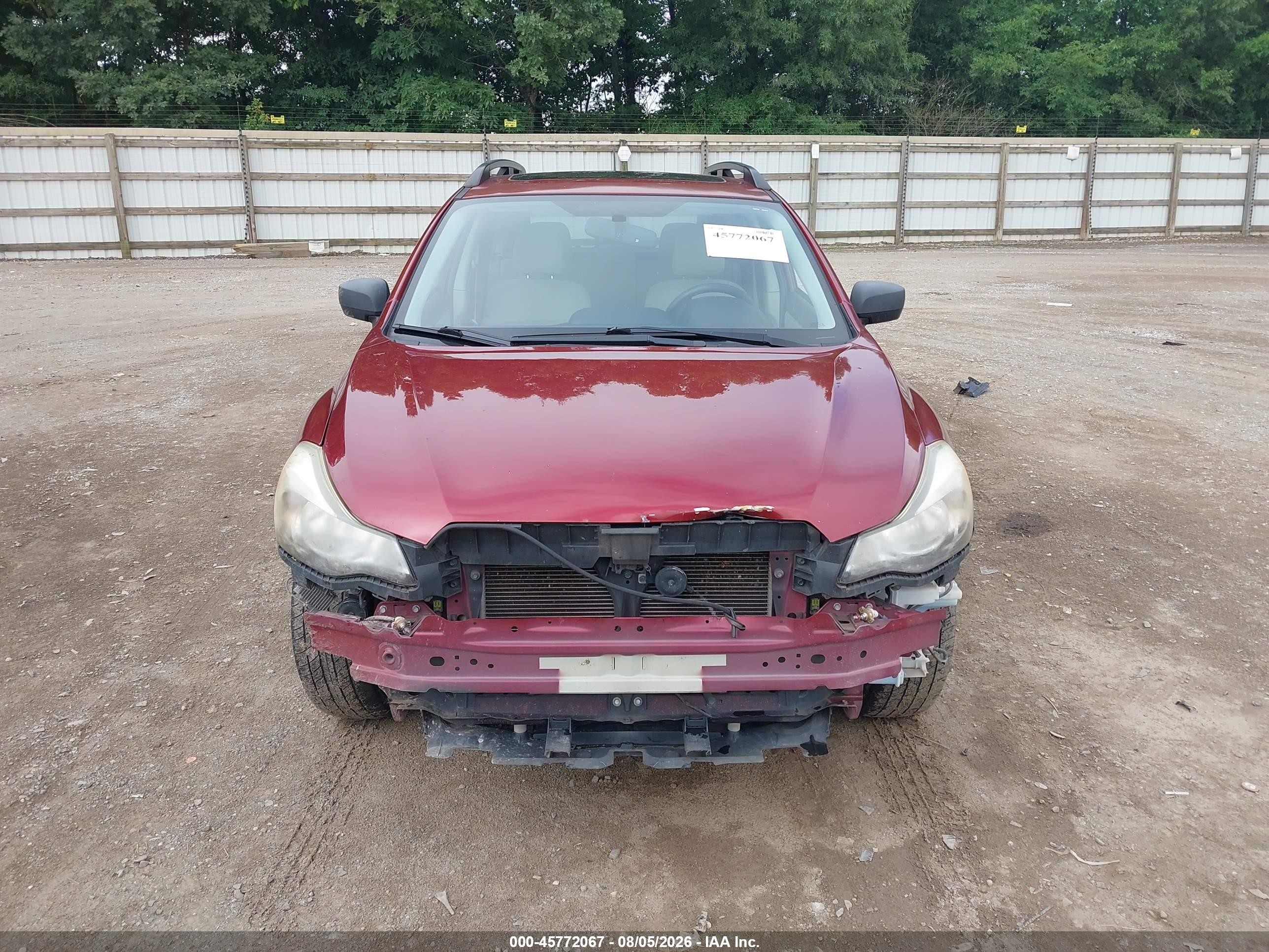 2015 Subaru Xv Crosstrek 2.0i Premium Red vin: JF2GPADC6F8279454