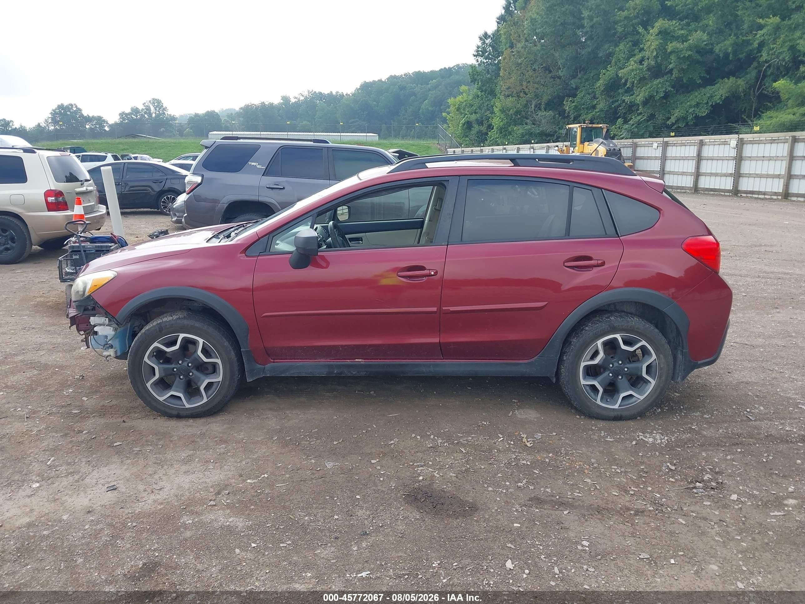 2015 Subaru Xv Crosstrek 2.0i Premium Red vin: JF2GPADC6F8279454