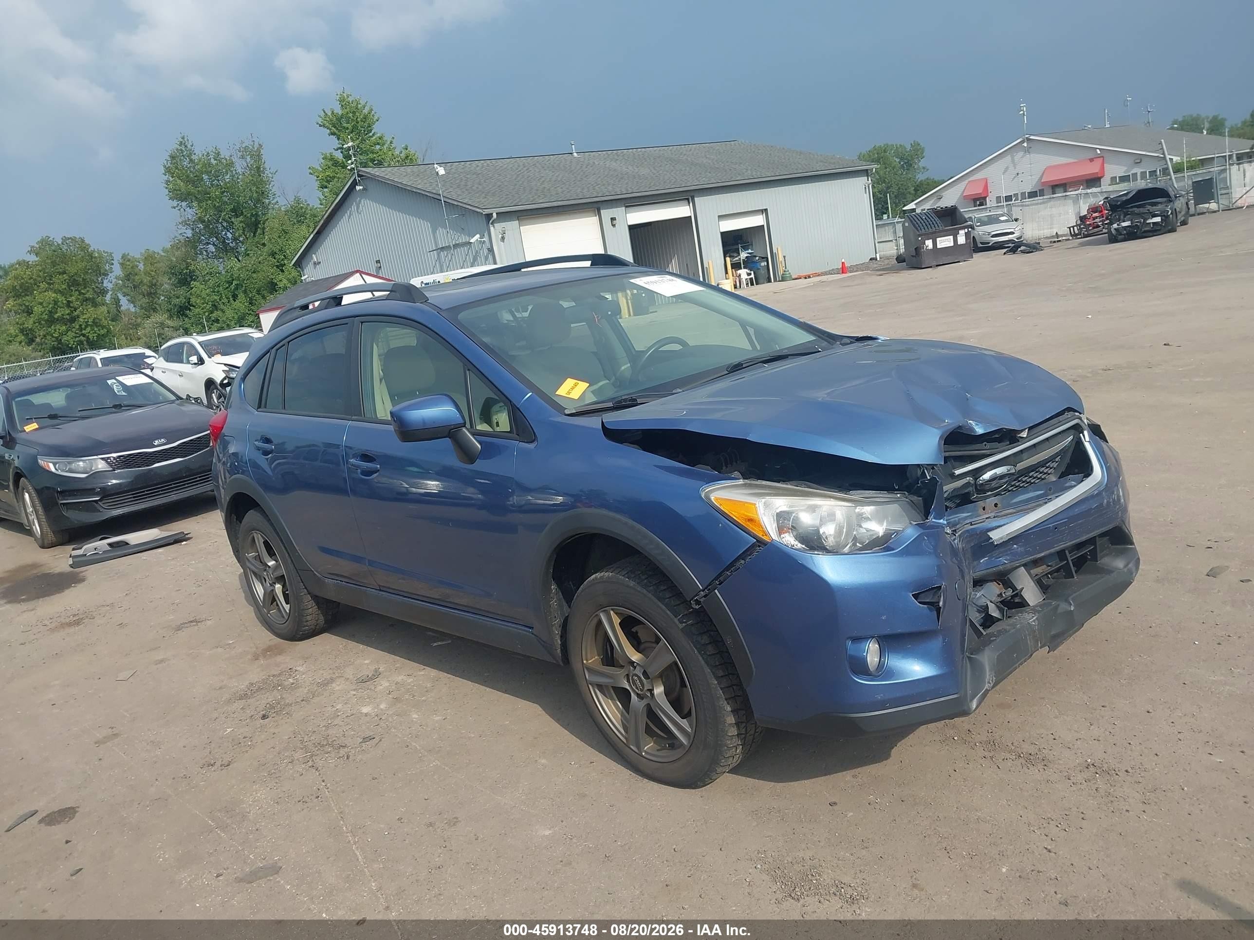 2015 Subaru Xv Crosstrek 2.0i Premium Синий vin: JF2GPADC6F8321623