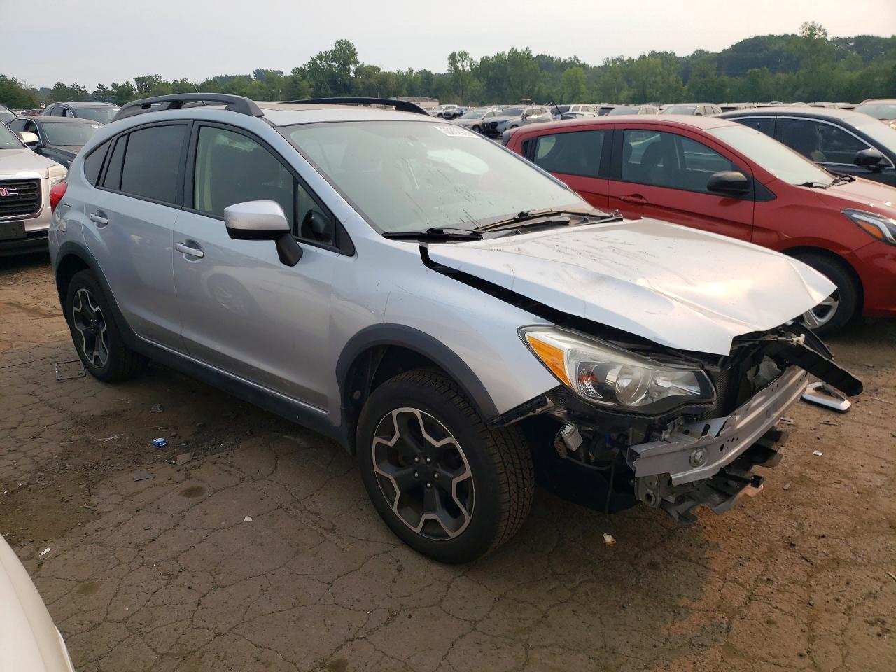 2015 Subaru Xv Crosstrek 2.0 Premium Silver vin: JF2GPADC7FH326989