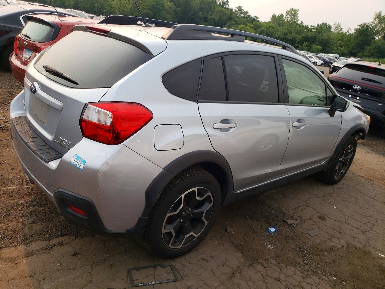 2015 Subaru Xv Crosstrek 2.0 Premium Silver vin: JF2GPADC7FH326989