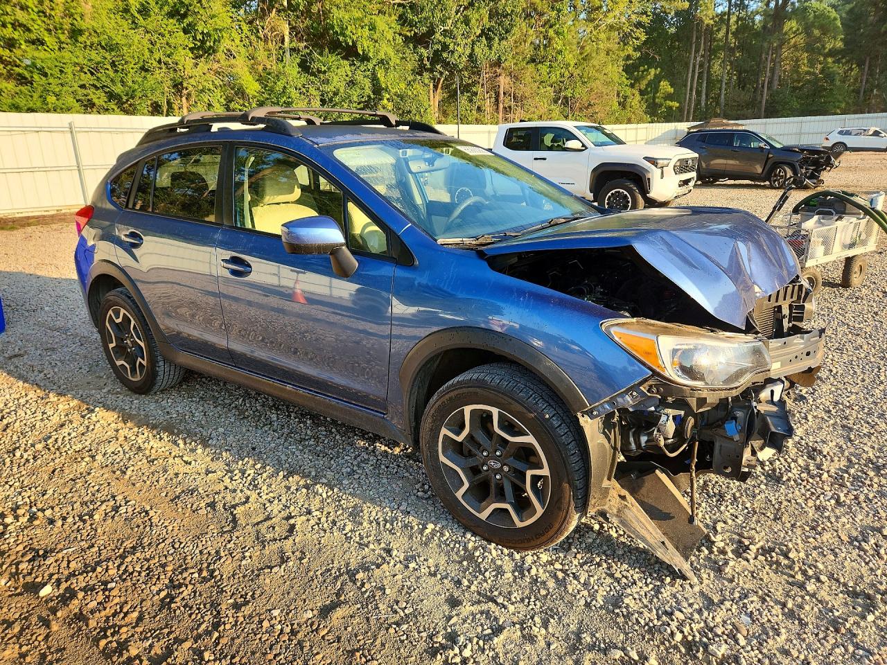 2017 Subaru Crosstrek Premium Blue vin: JF2GPADC7H8254503